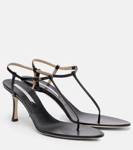 Christen Christen Mono Strap 75 leather thong sandals