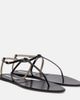 Christen Christen Mono Strap leather thong sandals - 1