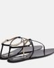 Christen Christen Mono Strap leather thong sandals - 3