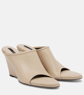 Christen Christen Strap Stretch leather mules