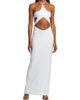 Christian Cowan Women's Metallic Halter Gown - 2