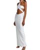 Christian Cowan Women's Metallic Halter Gown - 4