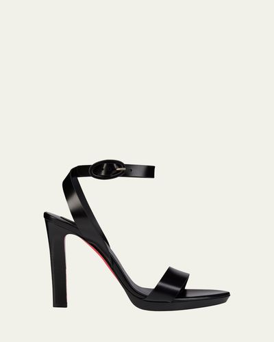 Christian Louboutin 120mm Fanny Leather Sandals