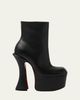 Christian Louboutin 160mm Aquabootie Platform Leather Ankle Booties - 1