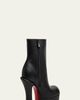 Christian Louboutin 160mm Aquabootie Platform Leather Ankle Booties - 3