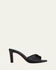 Christian Louboutin 85mm Fanny Leather Slide Sandals - 1