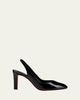 Christian Louboutin 85mm Fannylove Patent Leather Slingback Pumps - 1