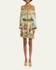 Christian Louboutin 85mm Jane Woven Silk Mule Sandals - 3