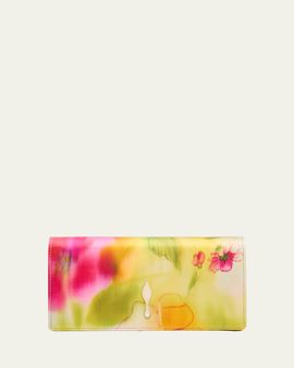 Christian Louboutin Bettina Clutch Bag in Floral Satin