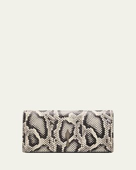 Christian Louboutin Bettina Clutch Bag in Snakeskin