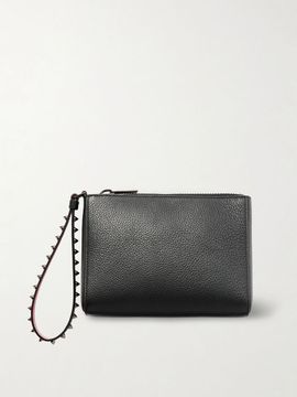 CHRISTIAN LOUBOUTIN Cabata studded textured-leather clutch