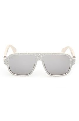 Christian Louboutin Christian Louboutin 57mm Mirrored Navigator Sunglasses