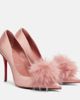 Christian Louboutin Christian Louboutin Alana 100 embellished crêpe satin pumps - 1