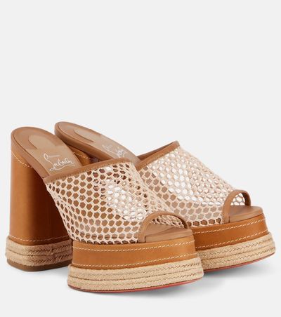 Christian Louboutin Christian Louboutin Almeja 130 platform mules