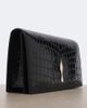 Christian Louboutin Christian Louboutin Bettina croc-effect patent leather clutch - 6