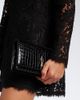 Christian Louboutin Christian Louboutin Bettina croc-effect patent leather clutch - 7