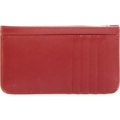 Christian Louboutin Christian Louboutin Bettina Leather Zip Card Case