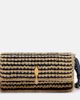 Christian Louboutin Christian Louboutin Bettina Mini leather-trimmed crochet clutch - 1
