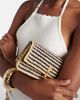 Christian Louboutin Christian Louboutin Bettina Mini leather-trimmed crochet clutch - 2