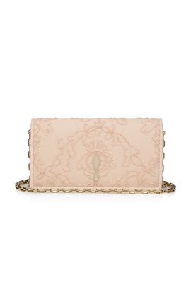 Christian Louboutin Christian Louboutin Bettina Satin Lace Clutch
