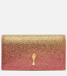 Christian Louboutin Christian Louboutin Bettina Small embellished leather clutch