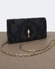 Christian Louboutin Christian Louboutin Bettina Small lace crêpe satin clutch - 6
