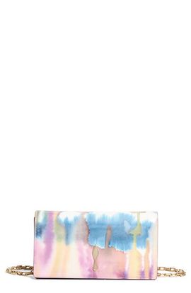 Christian Louboutin Christian Louboutin Bettina Tie Dye Patent Leather Clutch