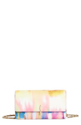 Christian Louboutin Christian Louboutin Bettina Tie Dye Patent Leather Wallet on a Chain