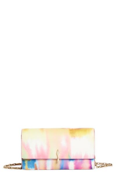 Christian Louboutin Christian Louboutin Bettina Tie Dye Patent Leather Wallet on a Chain