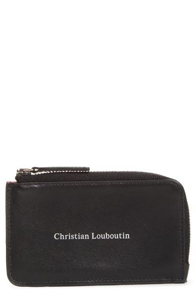 Christian Louboutin Christian Louboutin Canopy Zip Leather Card Holder