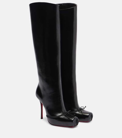 Christian Louboutin Christian Louboutin Cassia 100 leather knee-high boots