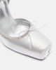 Christian Louboutin Christian Louboutin Cassia 100 metallic leather slingback pumps - 6