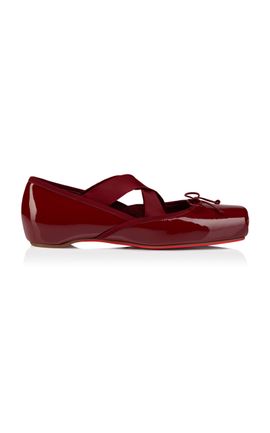 Christian Louboutin Christian Louboutin Cassiasticina Patent Leather Ballet Flats