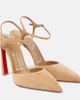 Christian Louboutin Christian Louboutin Condora Riviera 100 suede slingback pumps - 1