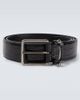 Christian Louboutin Christian Louboutin Croc-effect leather belt - 1