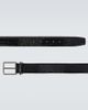 Christian Louboutin Christian Louboutin Croc-effect leather belt - 4