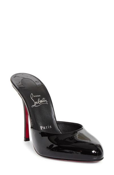 Christian Louboutin Christian Louboutin Dolly Patent Leather Heeled Mule