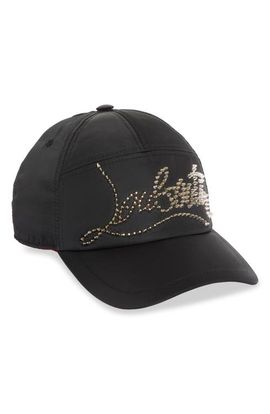 Christian Louboutin Christian Louboutin Enky Loubishow Studded Baseball Cap