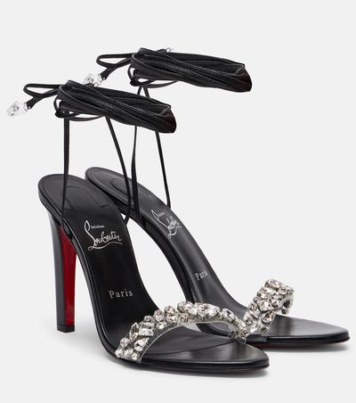 Christian Louboutin Christian Louboutin Fanny Jolly embellished leather sandals