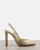 Christian Louboutin Christian Louboutin Fannylove metallic leather slingback pumps - 5