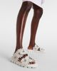 Christian Louboutin Christian Louboutin Flora Cool suede and leather slides - 4