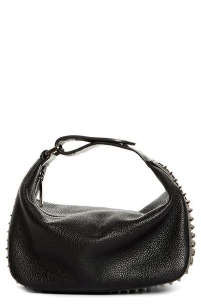 Christian Louboutin Christian Louboutin Funky Empire Spike Dopp Leather Top Handle Pouch