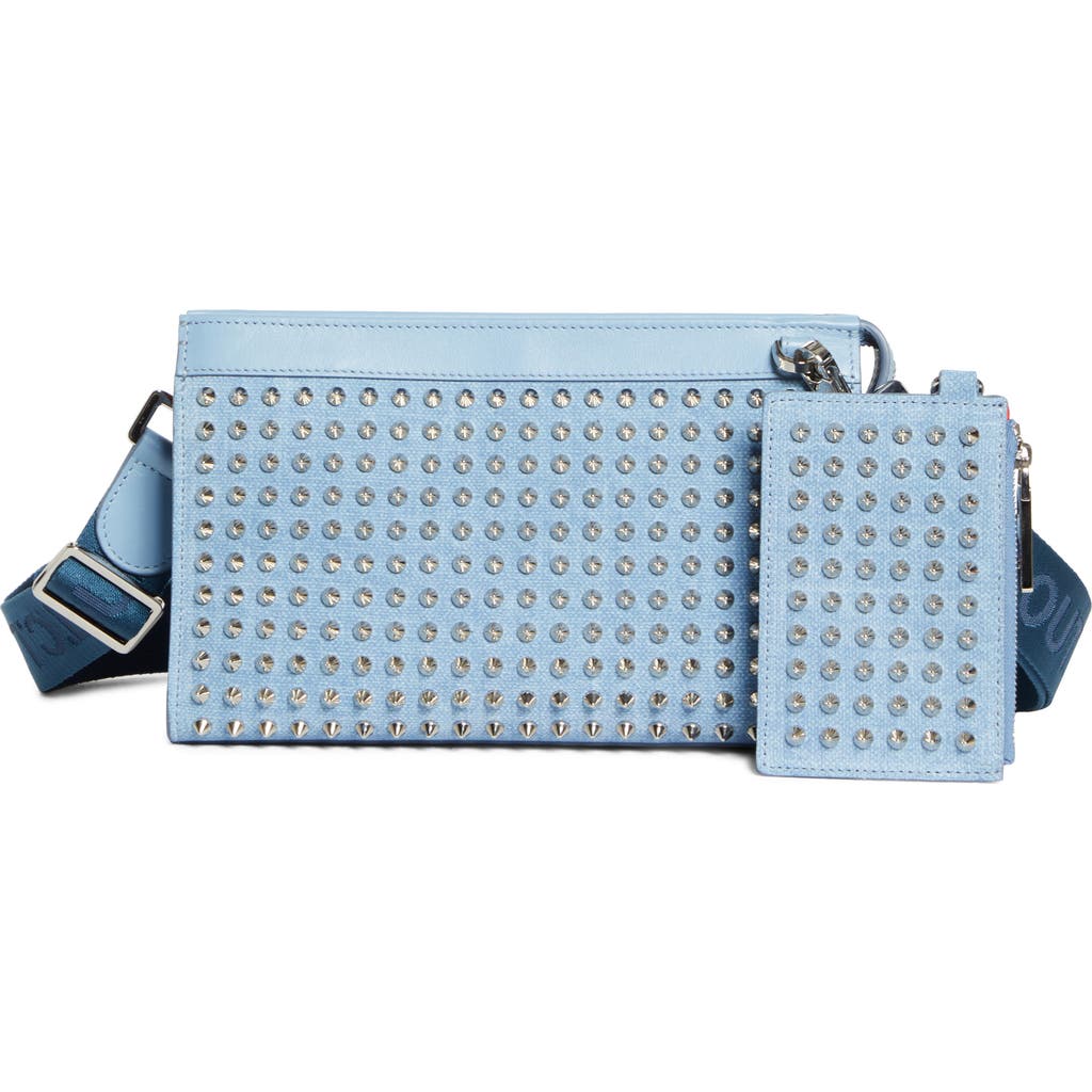 Christian Louboutin Christian Louboutin Funky Studded Canvas Crossbody Bag