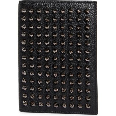 Christian Louboutin Christian Louboutin Funky Studded Leather Passport Holder