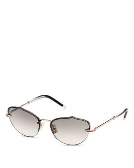 Christian Louboutin Christian Louboutin Geometric Metal Sunglasses, 59mm