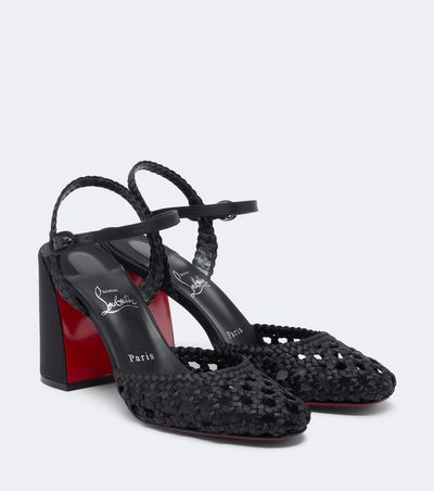 Christian Louboutin Christian Louboutin Jane crÃªpe satin pumps