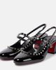 Christian Louboutin Christian Louboutin Janispikes 55 patent leather Mary Jane pumps - 4