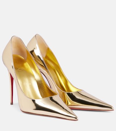 Christian Louboutin Christian Louboutin Kate Max mirrored leather pumps