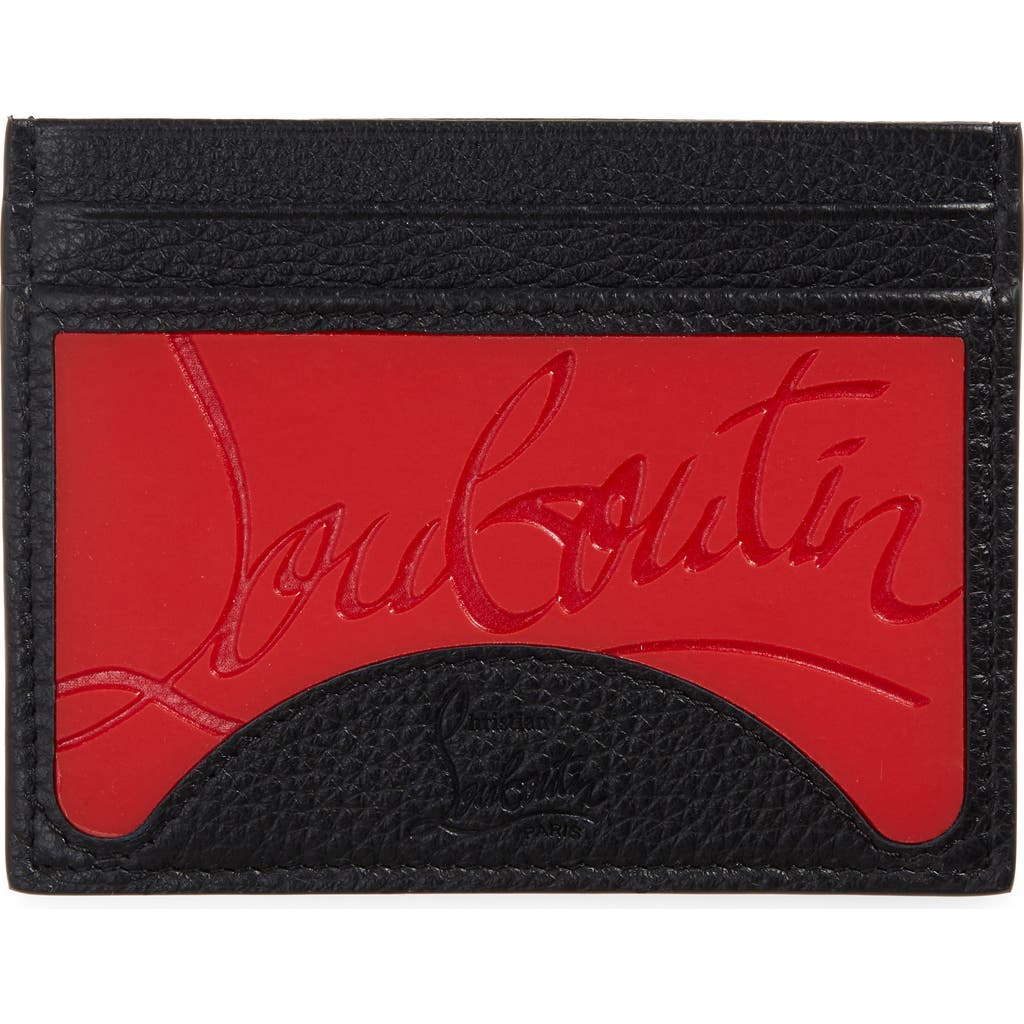 Christian Louboutin Christian Louboutin Kios Sneaker Sole Leather & TPU Card Case