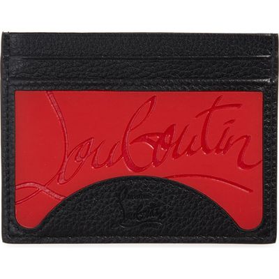 Christian Louboutin Christian Louboutin Kios Sneaker Sole Leather & TPU Card Case